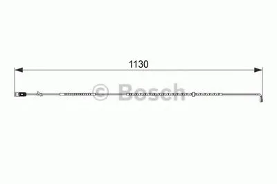 Сигнализатор, износ тормозных колодок BOSCH купить