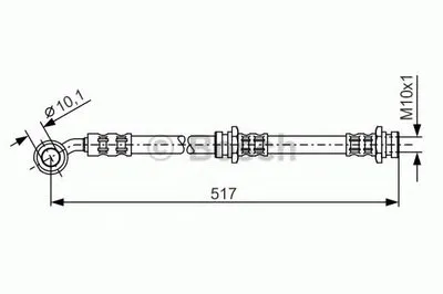 Тормозной шланг BOSCH купить