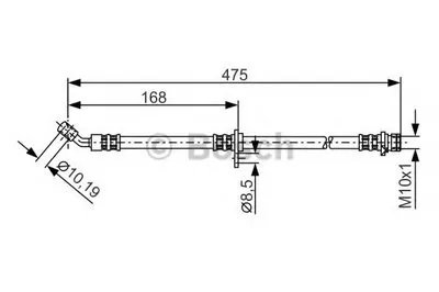 Тормозной шланг BOSCH купить