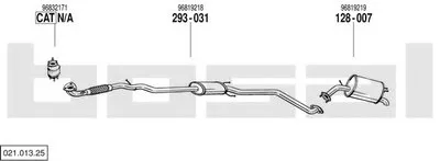 Система выпуска ОГ BOSAL купить