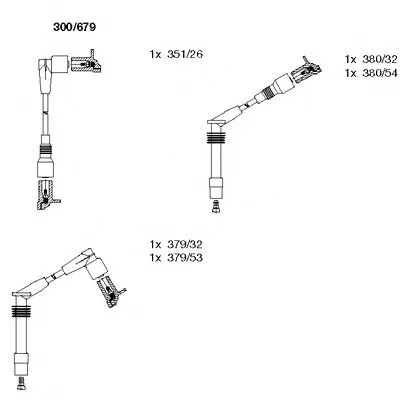 Комплект проводов зажигания BREMI купить