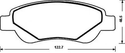 Комплект тормозных колодок, дисковый тормоз JURID купить