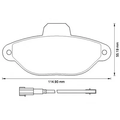 Комплект тормозных колодок, дисковый тормоз JURID купить