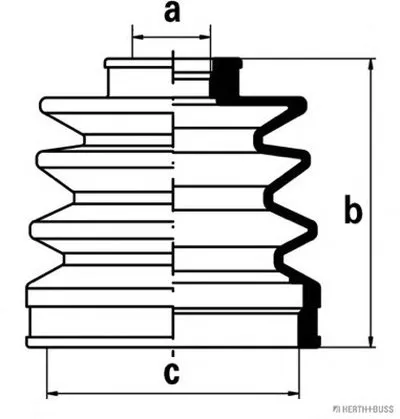 Комплект пылника, приводной вал HERTH+BUSS JAKOPARTS купить