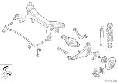 Рулевое управление; Подвеска колеса HERTH+BUSS JAKOPARTS купить
