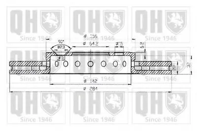 Тормозной диск QUINTON HAZELL купить