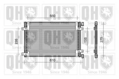 Конденсатор, кондиционер QUINTON HAZELL купить