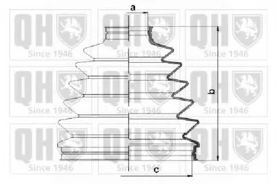 Комплект пылника, приводной вал QUINTON HAZELL купить