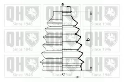 Комплект пылника, приводной вал QUINTON HAZELL купить