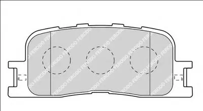 Комплект тормозных колодок, дисковый тормоз PREMIER FERODO купить