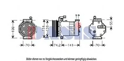 Компрессор, кондиционер AKS DASIS купить