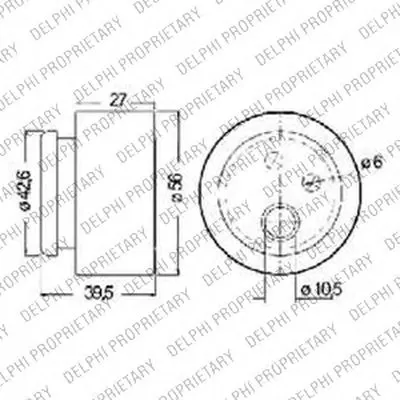 Комплект ремня ГРМ DELPHI купить