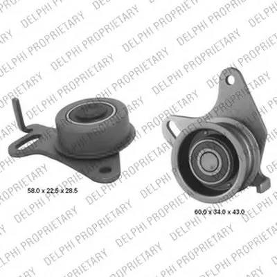 Комплект ремня ГРМ DELPHI купить