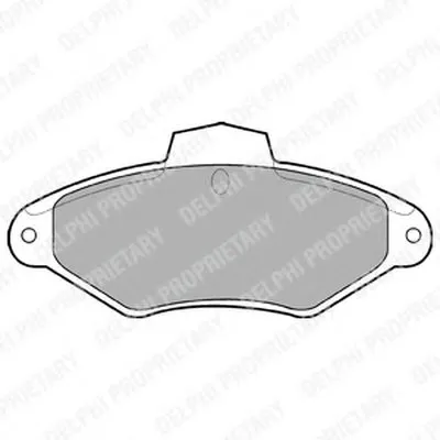 Комплект тормозных колодок, дисковый тормоз DELPHI купить