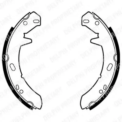 Комплект тормозных колодок DELPHI купить