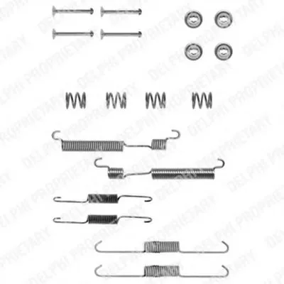 Комплектующие, тормозная колодка DELPHI купить