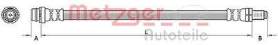 Тормозной шланг METZGER купить