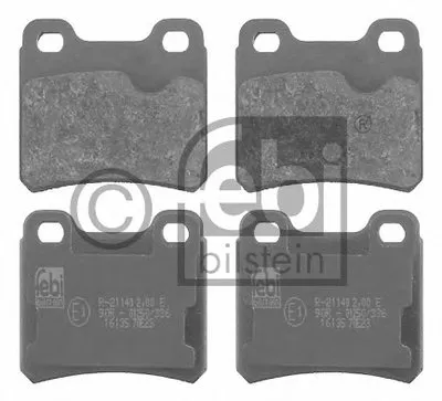 Комплект тормозных колодок, дисковый тормоз FEBI BILSTEIN купить