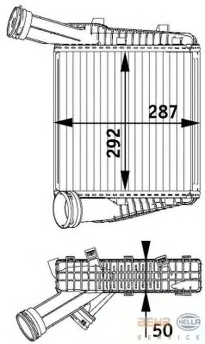 Интеркулер BEHR HELLA SERVICE купить