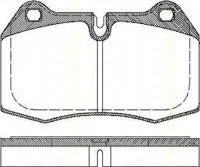 Комплект тормозных колодок, дисковый тормоз TRISCAN купить