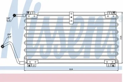 Конденсатор, кондиционер NISSENS купить