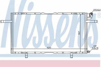 Конденсатор, кондиционер NISSENS купить