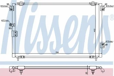 Конденсатор, кондиционер NISSENS купить