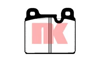 Комплект тормозных колодок, дисковый тормоз NK купить