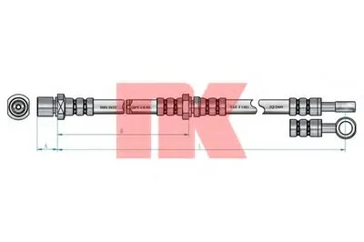 Тормозной шланг NK купить