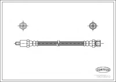 Тормозной шланг CORTECO купить