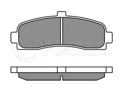 Комплект тормозных колодок, дисковый тормоз MEYLE купить