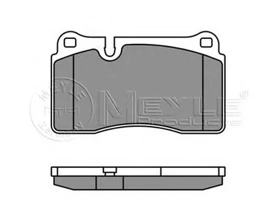 Комплект тормозных колодок, дисковый тормоз MEYLE купить