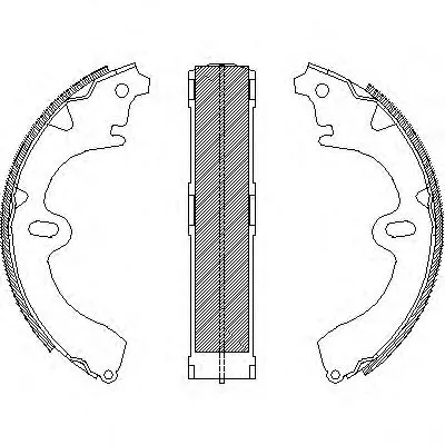 Комплект тормозных колодок REMSA купить