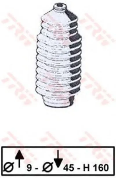 Комплект пылника, рулевое управление TRW купить