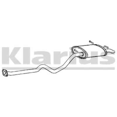Глушитель выхлопных газов конечный KLARIUS купить