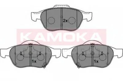 Комплект тормозных колодок, дисковый тормоз KAMOKA KAMOKA купить