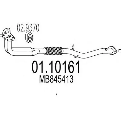 Труба выхлопного газа MTS купить