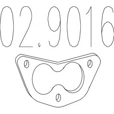 Прокладка, труба выхлопного газа MTS купить