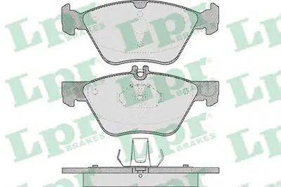 Комплект тормозных колодок, дисковый тормоз LPR купить