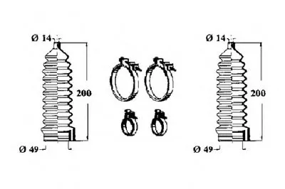 Комплект пылника, рулевое управление OCAP купить