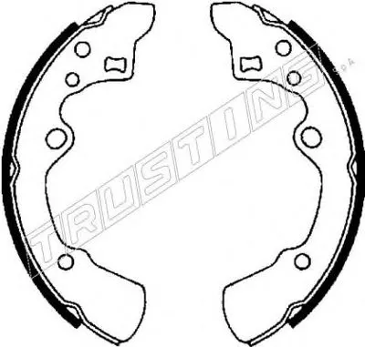 Комплект тормозных колодок TRUSTING купить