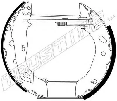 Комплект тормозных колодок FAST KIT TRUSTING купить