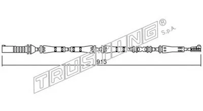 Сигнализатор, износ тормозных колодок TRUSTING купить