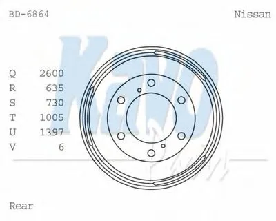 Тормозной барабан KAVO PARTS купить