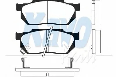 Комплект тормозных колодок, дисковый тормоз MK KASHIYAMA KAVO PARTS купить