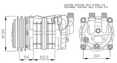 Компрессор, кондиционер NRF купить