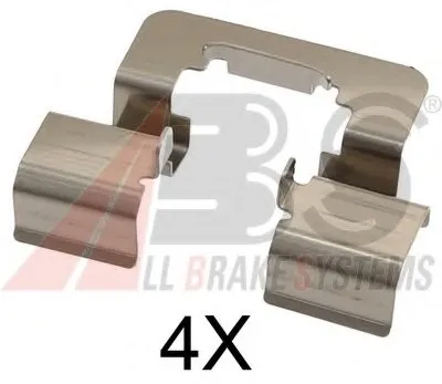 Комплектующие, колодки дискового тормоза A.B.S. купить