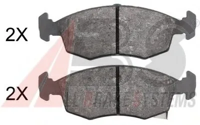 Комплект тормозных колодок, дисковый тормоз A.B.S. купить