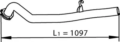 Труба выхлопного газа DINEX купить
