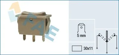 Выключатель, oсвещение салона FAE купить